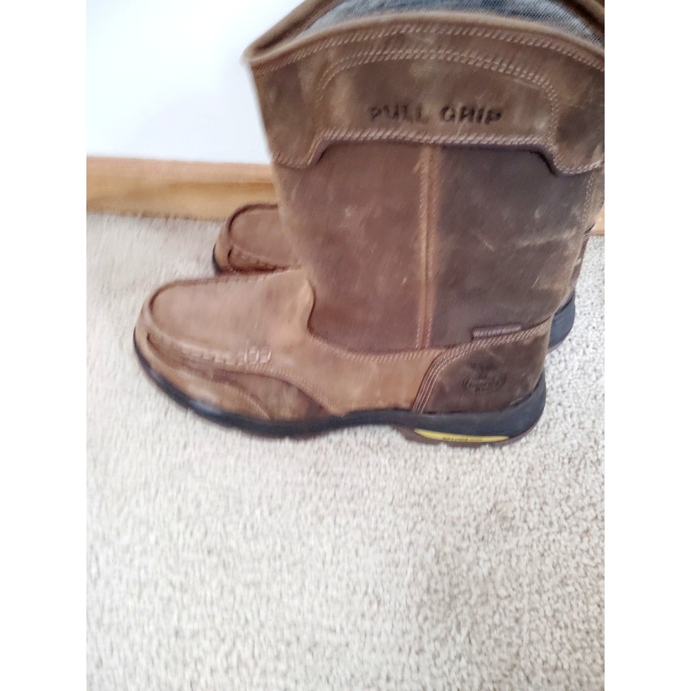 Georgia Boot Athens SuperLyte Alloy Toe Waterproof Wellington Pull-On Men 13 (W) - Picture 11 of 16